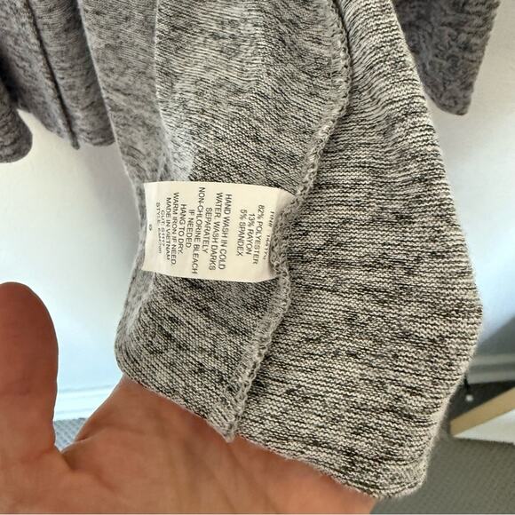 Heather Charcoal Open cardigan sweater Grey - Picture 5 of 7